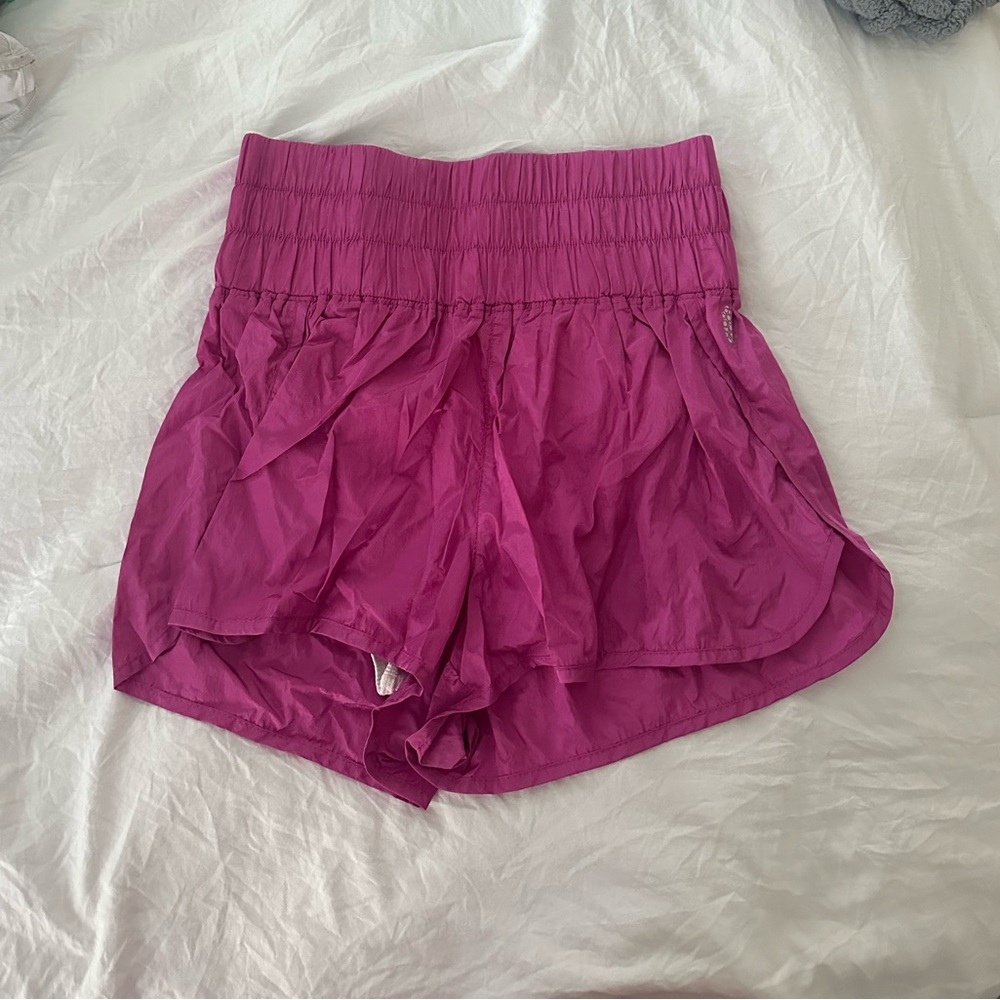 Free People Way Home Shorts Fuschia